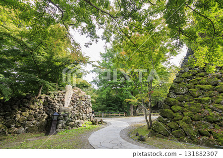 Autumn at Komoro Castle Ruins Garden (also known as Kaikoen) in Komoro City Autumn at Komoro Castle Ruins Garden (also known as Kaikoen) in Komoro City 131882307