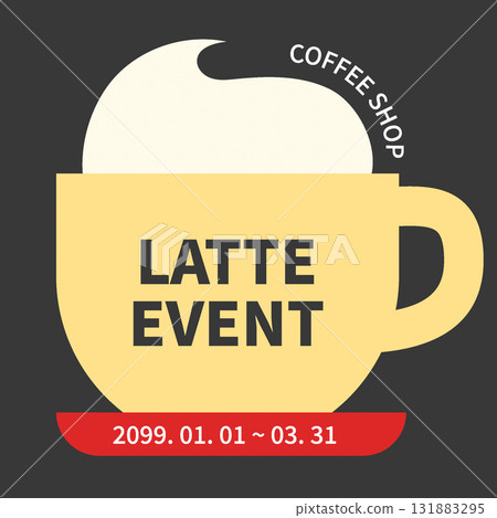 Minimal cafe event banner Minimal cafe event banner 131883295