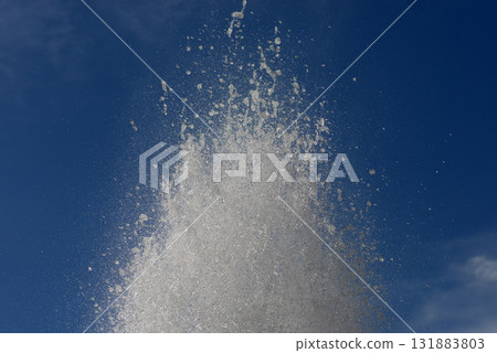 Fountain water modeling Fountain water modeling 131883803