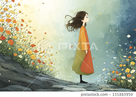 Miyu Series: Spring Fantasy - The Magic of Flowers Dancing in the Wind 131883950