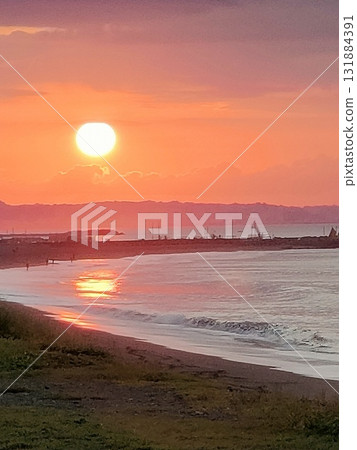 相模灣的日出 相模灣的日出 131884391