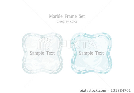簡約藍灰色大理石相框套裝04 131884701