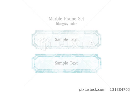 簡約藍灰色大理石相框套裝06 131884703