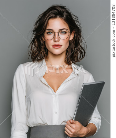 白襯衫女子肖像 | 智慧精緻的自然視覺 131884708