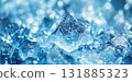 Ice Cubes Reflect Coolness and Purity with Abstract Coldness Themes 131885323