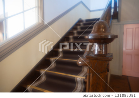 Karuizawa: Stairs of the former Mikasa Hotel 131885381