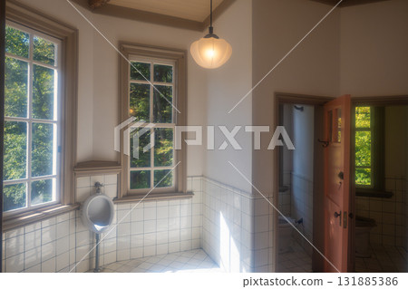 Karuizawa: Toilet at the former Mikasa Hotel 131885386