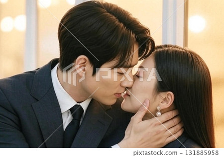 即將接吻的戀人 131885958