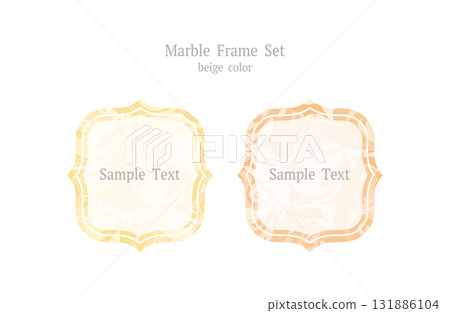 Beige Marble Frame Set 05 Beige Marble Frame Set 05 131886104