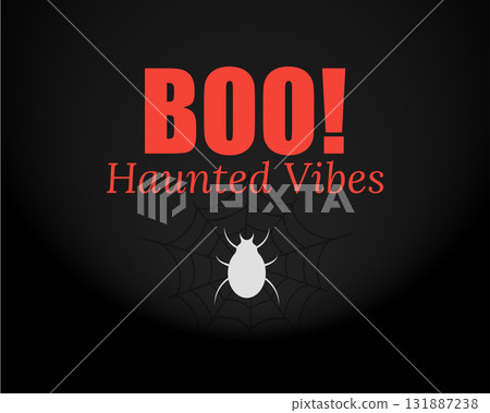 Boo Haunted Vibes Spooky Halloween Art Boo Haunted Vibes Spooky Halloween Art 131887238