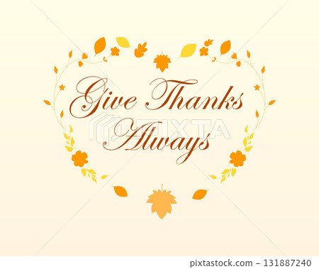 Give Thanks Always Fall Wreath Design 131887240