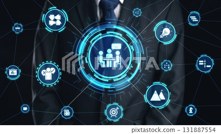 Project planning icons for business management and strategic teamwork Gist Project planning icons for business management and strategic teamwork Gist 131887554