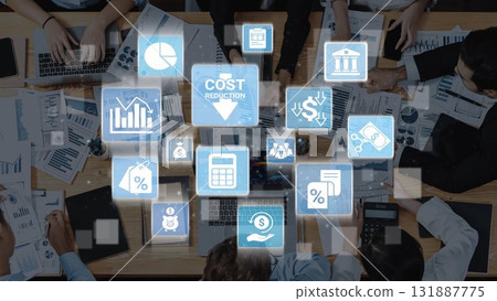 Digital Cost Reduction Strategy for Business Optimization Funnel 131887775