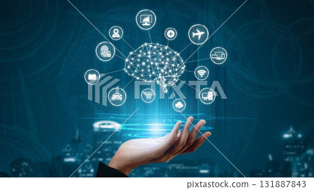 Artificial intelligence network connecting technology systems Marrow Artificial intelligence network connecting technology systems Marrow 131887843