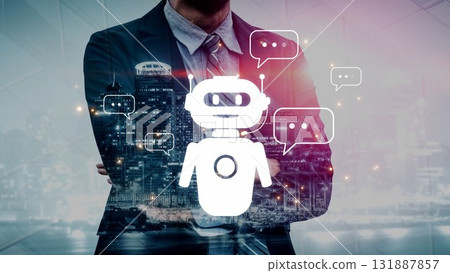 AI Chatbot Virtual Assistant for Smart Communication Marrow 131887857