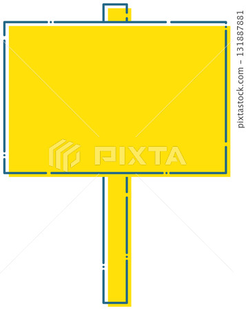 Simple and easy-to-use guide sign frame material Simple and easy-to-use guide sign frame material 131887881