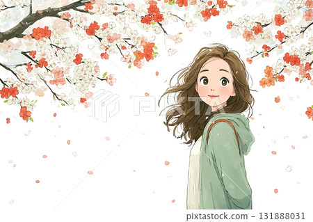 美優系列:春天、花瓣飛舞的美優 美優系列:春天、花瓣飛舞的美優 131888031