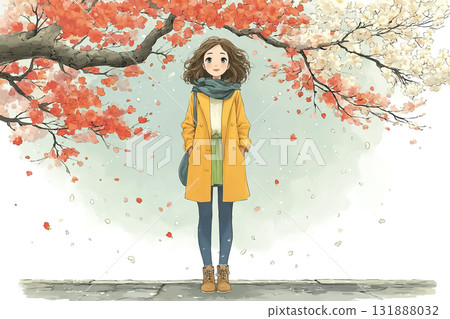 美優系列:春天、花瓣飛舞的美優 美優系列:春天、花瓣飛舞的美優 131888032