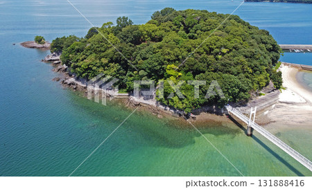 Drone aerial photography of Yunokojima Drone aerial photography of Yunokojima 131888416