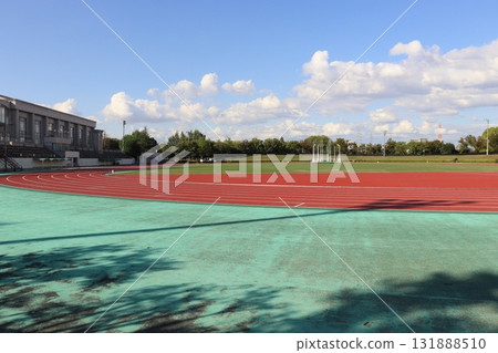 Athletics stadium in Kanaoka Park, Shinkanaoka-cho, Kita-ku, Sakai City, Osaka Prefecture 131888510