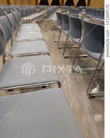Rows of chairs in a music hall Rows of chairs in a music hall 131889570