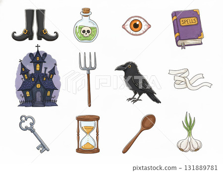萬聖節插圖 131889781