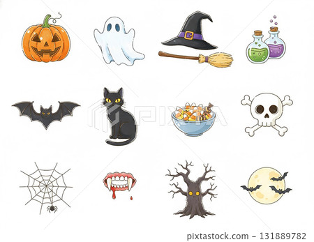 萬聖節插圖 131889782