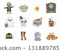 Halloween illustration 131889785