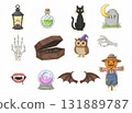 Halloween illustration 131889787