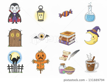 Halloween illustration Halloween illustration 131889794