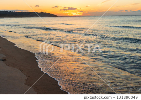 Sunset view of the sea 131890049
