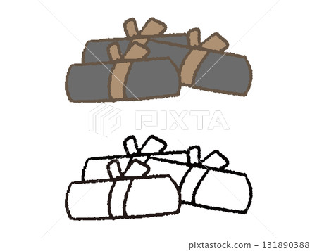 手繪海帶捲 131890388