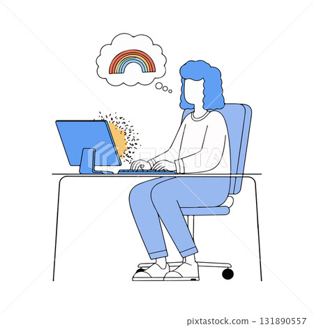 Dreaming of Rainbows at Work 131890557