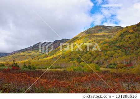 Autumn scenery at Tsugaike Nature Park in Otari Village, Nagano Prefecture Autumn scenery at Tsugaike Nature Park in Otari Village, Nagano Prefecture 131890610