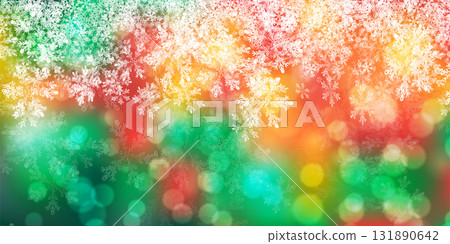 雪聖誕冬天光背景 131890642