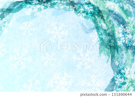 雪聖誕冬天光背景 131890644