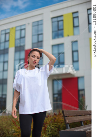 Exploring Contemporary Urban Fashion Encompasses Style and Elegance in Daylight A Chic Outdoor Look Exploring Contemporary Urban Fashion Encompasses Style and Elegance in Daylight A Chic Outdoor Look 131890801