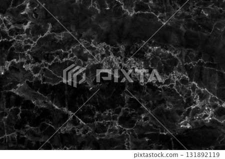 Black gray marble texture background with high resolution, counter top view of natural tiles stone in seamless glitter pattern and luxurious. 131892119