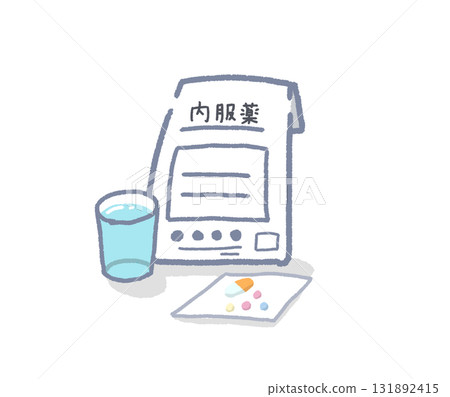Oral medication set 131892415