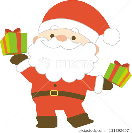 有禮物的聖誕老人 131892697