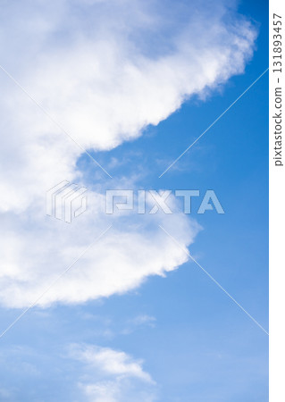 nature and landscape concept with cloudy sky wit rainbow and moon in raining season 131893457