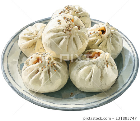 stuffed steamed bun 131893747