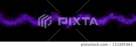 Violet or purple smoky wave template on transparent background, abstract mockup for dynamic visual effects or digital overlays Violet or purple smoky wave template on transparent background, abstract mockup for dynamic visual effects or digital overlays 131895961