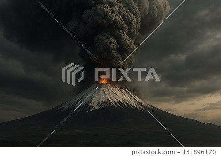 Volcanic eruption 131896170