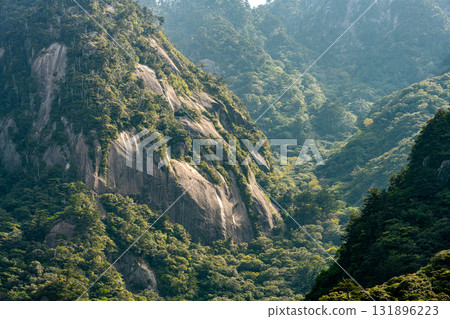 Granite Mountains and the Sunrise, Western Forest Road Area, Yakushima, World Natural Heritage Site (Spring) 131896223