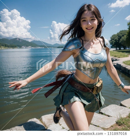 Warrior Cosplay: A smile swaying in the wind!! 131897016