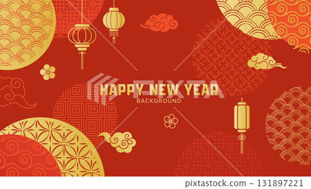 中國風格華麗的圖形背景 中國風格華麗的圖形背景 131897221