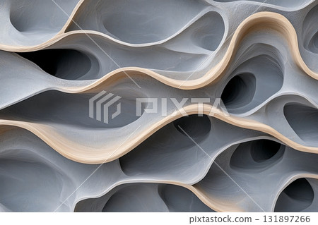 Abstract Textured Waves in Gray and Natural Wood Grain Surface Design Abstract Textured Waves in Gray and Natural Wood Grain Surface Design 131897266