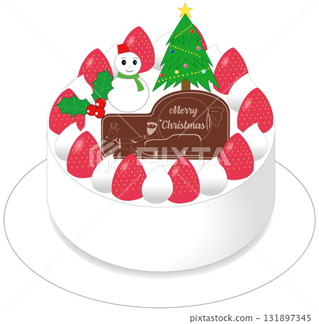 Christmas cake 131897345