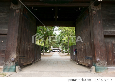 建中寺：從正門看到的正門 131897807